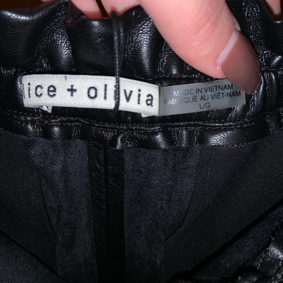 Alice & Olivia Liliana Cuff Paperbag Pants –– NWT - Picture 13 of 17